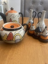 Lorna Bailey Old Ellgreave Pottery Collection Limited Edition Hill House 7 Piece