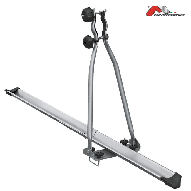 Porte-vélo de toit Menabo Huggy en acier pour transporter votre vélo de course en vacances