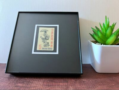 City Mail Framed Postage Stamp 1963 USA #1238