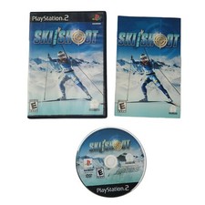 Ski and Shoot Video Game Complete Black Label Rated E Playstation 2 PS2