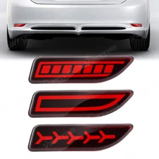 LED Rear Bumper Reflector Brake Lights For Toyota Corolla Lexus 2011 2012 2013