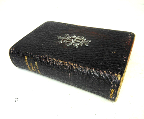 The Book Of Common Prayer Oxford Press Canada w English Sterling Monogram 1917 - Picture 2 of 11