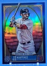 2021 Topps Gypsy Queen Chrome Box Topper Indigo #200 J.D. Martinez /150