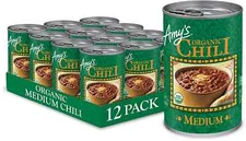 Amy's Organic Medium Chili Bean 14.7 oz ( Pack of 12 )