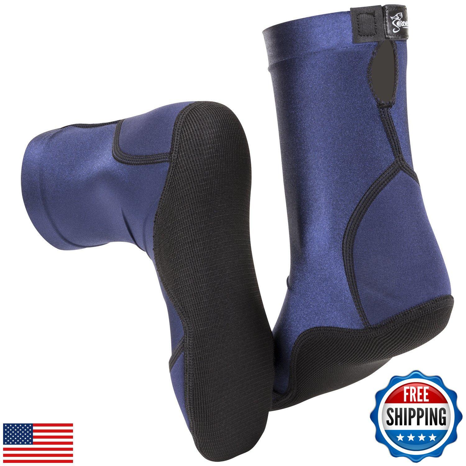 SAOLA Seavenger Calze da Spiaggia Taglio Alto con Suola Grip per Sabbia Pallavolo Snorkelin