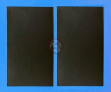 Plus Model Polystyrene Plastic Sheet Black  0.2mm, 190 x 110mm  2 plates 574