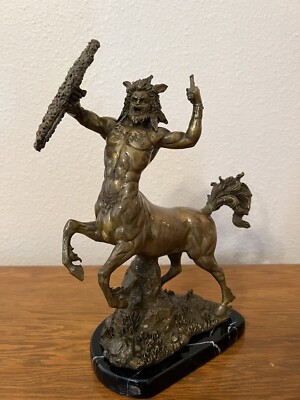Male Centaur Mythological Creature bronze sculpture statue Hand Made Decor Art