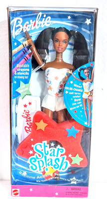 Barbie 2000 Star Splash Bathtime Activity Set Crayons NEW #29308 AA