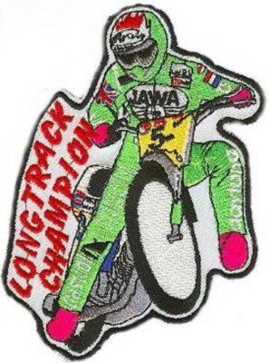 39 Speedway Aufnäher Longtrack Champion Restpostenverkauf