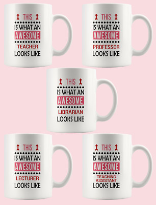 Teacher Lecturer Librarian Professor Teaching Assistant Birthday Mug Christmas
