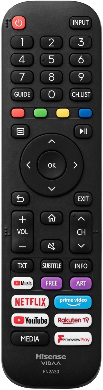 Оригинальные часы Hisense VIDAA Fernbedienung EN2A30 | EN2F30H | EN2X30H