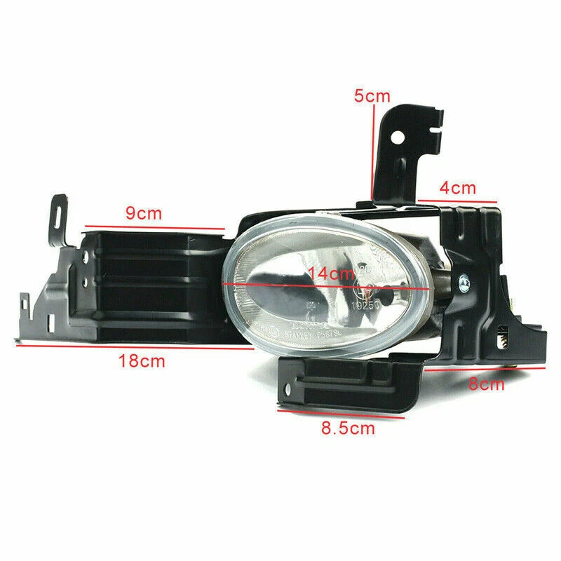 Luces antiniebla transparentes para Honda Accord 2011-2012 sedán parachoques luces de conducción + interruptor Foto 2 de 4