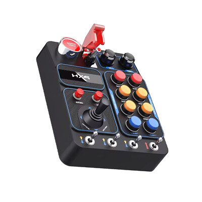 PXN CB1 Sim Racing Button Box RGB Beleuchtung& Buttons für Euro Truck Simulator2