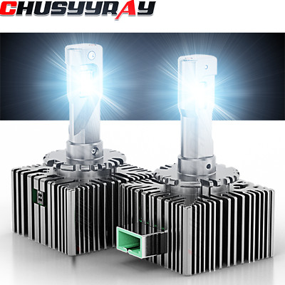 2x D1S D1R LED Headlight Bulb 180W 6000K High Low Beam HID Xenon Conversion Kit
