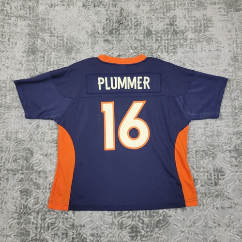 Vintage Jake Plummer #16 Denver Broncos Football Jersey Womens Large Blue Reebok - Picture 7 of 10