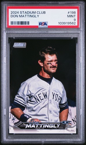 2024 Stadium Club #198 Don Mattingly New York Yankees PSA9 HoF