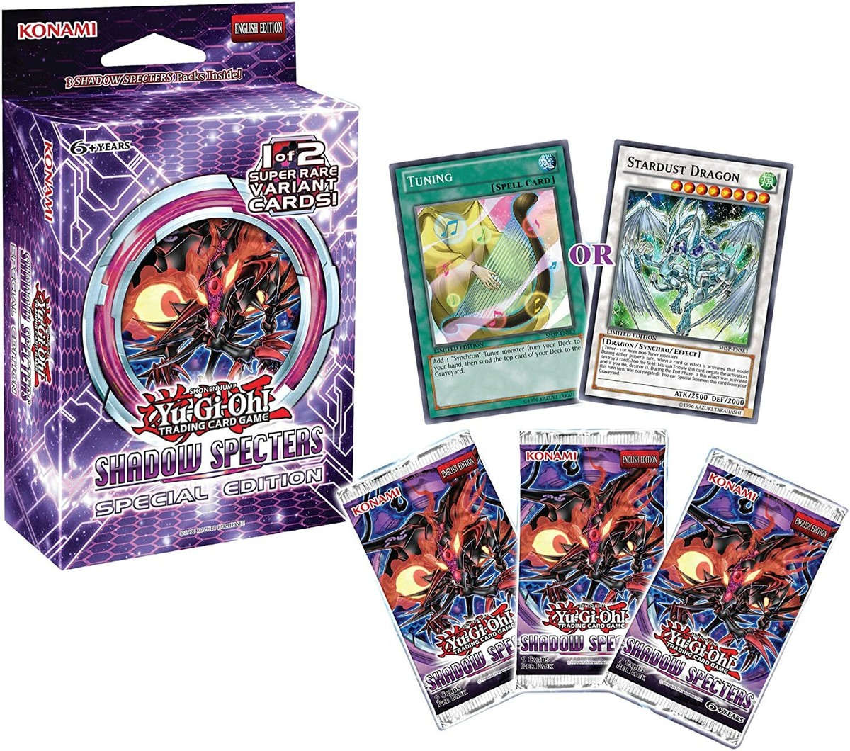 yugioh shadow specters booster box 24 Packs Konami check out the pranks and mischief of a haunted house filled with lovable spooks Yu-Gi-Oh! Shadow Specters Special Edition