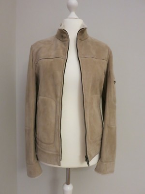 Brunello Cucinelli, Lammfelljacke, Gr. XXS, Hell-Beige, neu