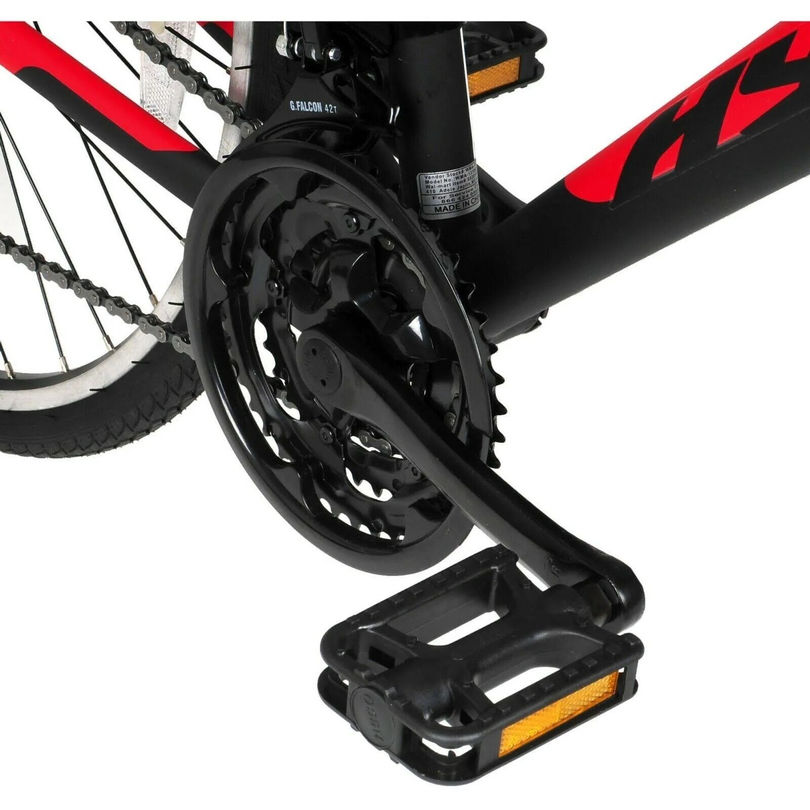 Hyper SpinFit 700c Hybrid Bike - Red 