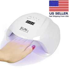 SUNX 54W UV Led Nail Dryer Professional Nail Lamp Sensor Gel Nail Curing PR, VI