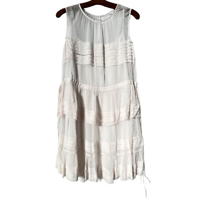 sachin and babi light blue dress Club Monaco Sleeveless Tiered Dress NWT