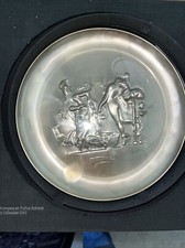 Salvador Dalì Argento Sterling Dioniso et Pallade Athena Nuovo Piatto Scatola Originale