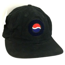 Pepsi Hat Spell Out Logo Cap Script Soft Drinks Soda Snap Back Baseball Trucker
