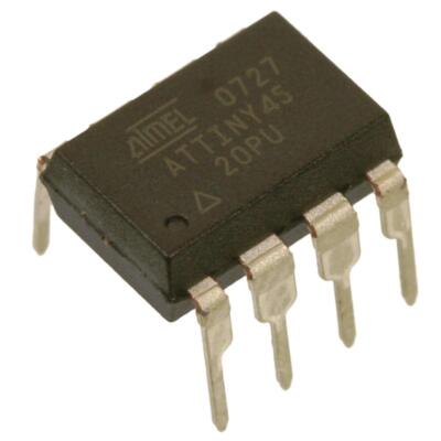 ATtiny45-20PU ATMEL-AVR-RISC-µC 20MHz 4KB FLASH 2,7-5,5V DIP8