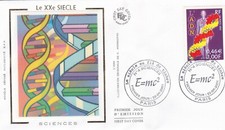 FRANCE 2001 FDC LE SIECLE AU FIL DU TIMBRE YT 3423