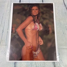 1992 Sexy Kathy Ireland Legs Body Bikini Vtg Print Ad/Poster Pinup Magazine Page