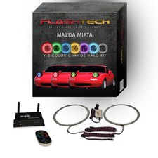Rgb Multi Color Led Halo Kit With Wifi App For 2090-1997 Mazda Miata Headlights