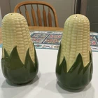 SHAWNEE POTTERY TALL SALT AND PEPPER SHAKERS 5 1/4”