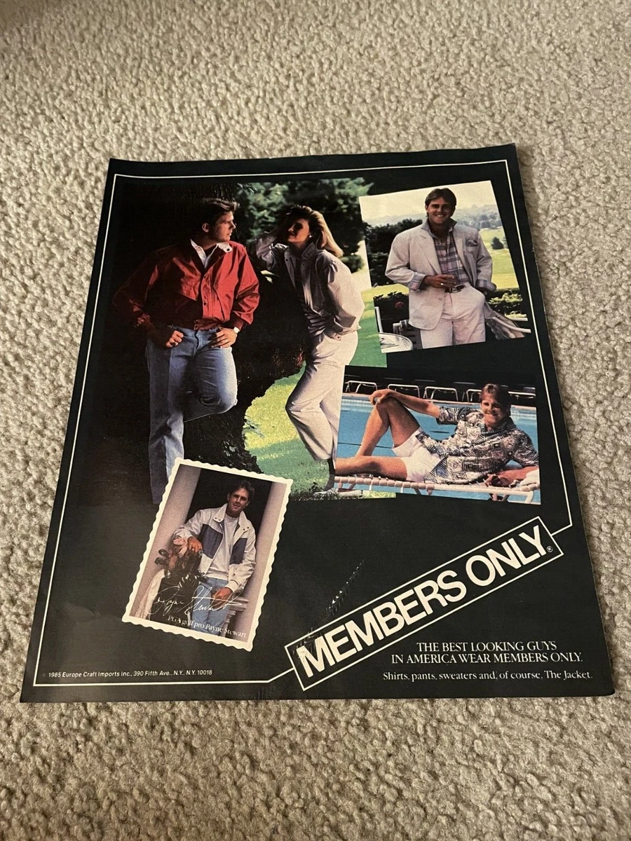 Members only 2025 jacket 1985