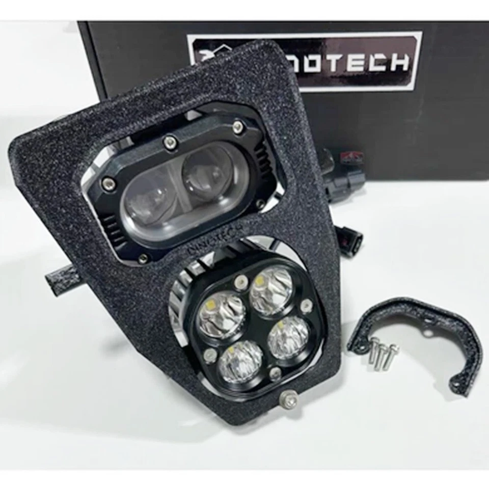 H2 White Headlight Spotlight For Honda CRF300L Crf 300 L 40w 4500lumen Led New - Image 2 of 4