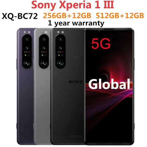 Sony Xperia 1 III 5G XQ-BC72 512GB 256GB Global version Smartphone -New Sealed - Picture 1 of 16