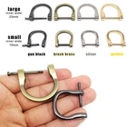 Metal Detachable Openable Handbag Leather Bag Purse Strap Belt Web D Ring Buckle