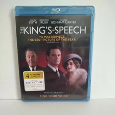 The Kings Speech Blu-ray Disc NEW Sealed Movie Colin Firth Geoffrey Rush 