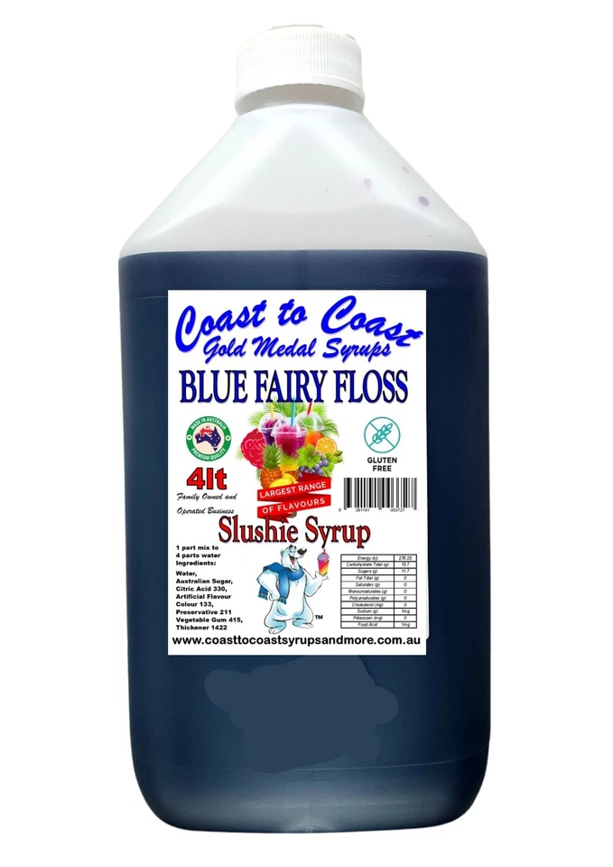 Coast to Coast Gold Medal Syrups 4ltr Slushie Syrup Choose From Over 35 Flavours - image 3 of 4