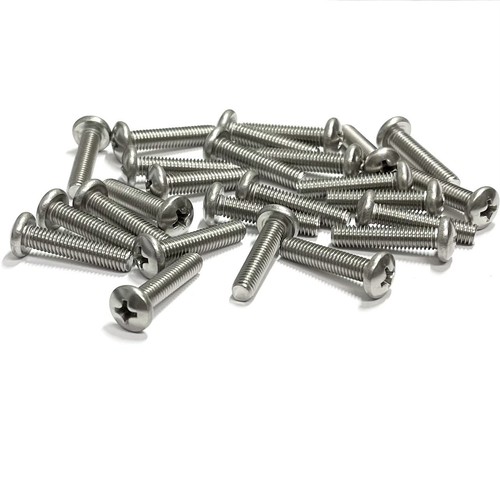 (PKG of 25) 10-32 x 7/8" Machine Screw, Phillips Pan Head, 18-8 Stainless Steel - Picture 1 of 2