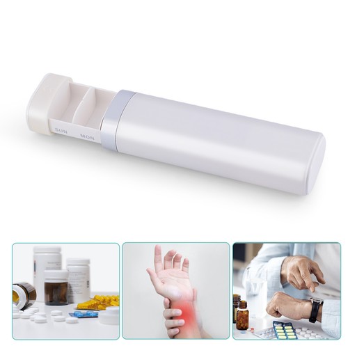 1/2/3/4 Mal am Tag 7 Tage/31 Tage Medizin Behälter Pillendose Organizer Etui - Bild 10 von 26