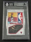 MICHAEL JORDAN BGS BAS AUTHENTIC CUT AUTOGRAPH CUSTOM CARD LOGO PATCH AUTO 1/1