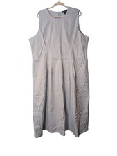 NWT J. Crew Nadia Pintuck Midi Dress Stretch Twill Light Blue CD361 classic 24