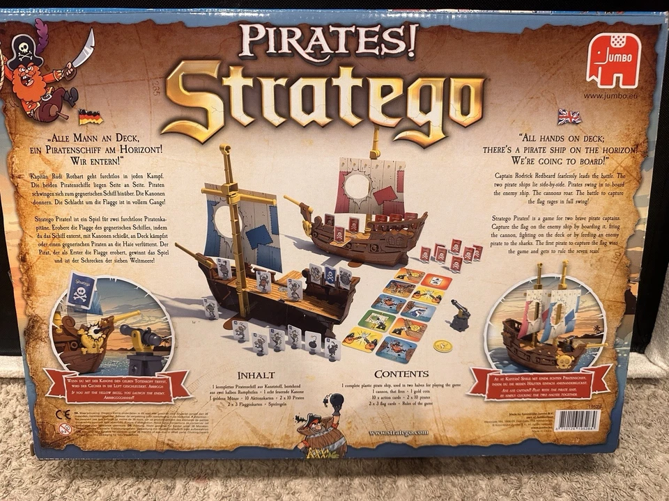 Stratego Pirates 3D Seeschlacht Strategiespiel Jumbo 19528 Neu OVP - Bild 2 von 2