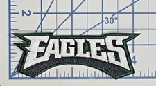 Philadelphia Eagles Name 4" Iron On Embroidered Patch~ Free Tracking!