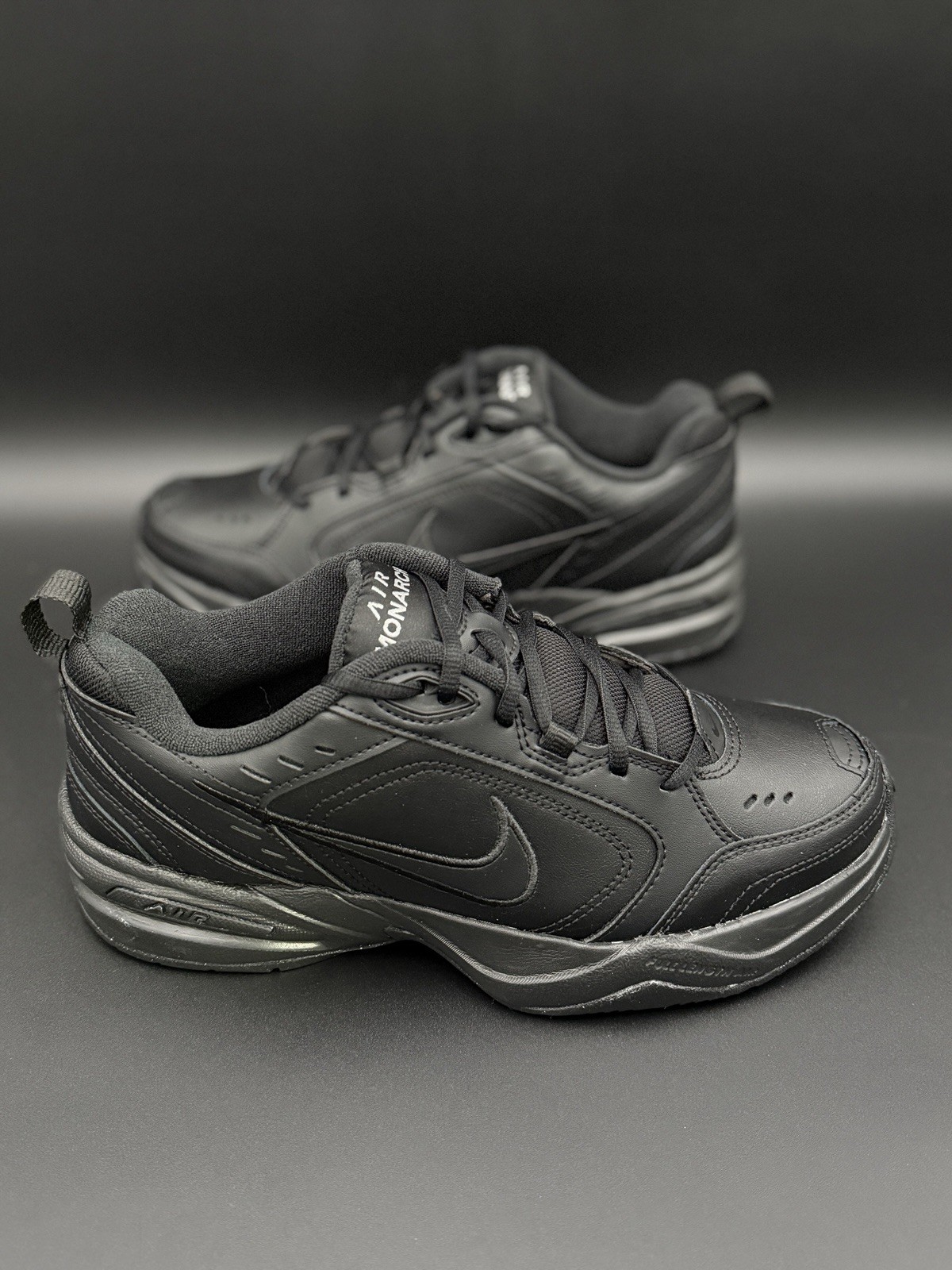 Nike Air Monarch IV Black/Black 415445 001 Medium Width Dad Men's Shoes Comfort thumbnail 10