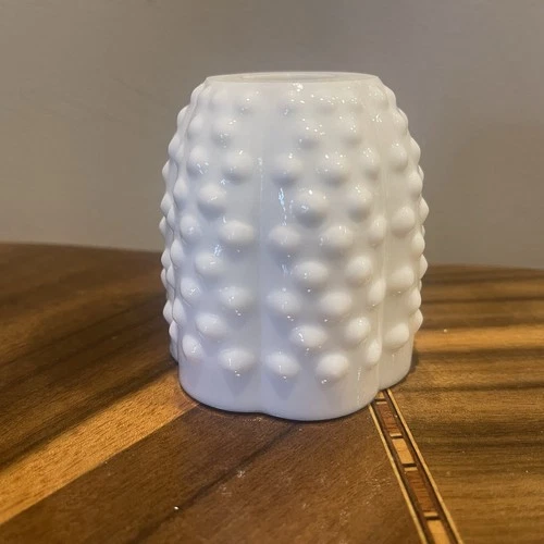 Vintage FENTON Hobnail White Milkglass Fairy Light / Lamp Shade TOP ONLY