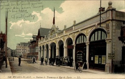 Ak Le Touquet Paris Plage Pas de Calais, Straßenbahnhaltestelle,... - 4224823