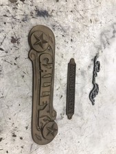 87 Sea Ray 270 Sundancer Boat name plate emblem galley brass placard nautical
