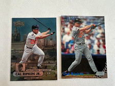 (2)CAL RIPKEN JR.-1998 METAL UNIVERSE#200 & 1998 STADIUM CLUB #83 BASEBALL