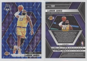 2024-25 Panini Mosaic Blue Mosaic Prizm /199 LeBron James #180